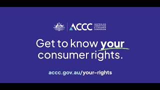 Consumer rights are with you every day