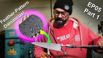 EASY way of forging out tang off a chef knife EP05 Part 1