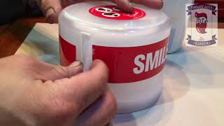 รววกลองใสกระดาษพนคอบารเบอร Neck Strip Dispenser