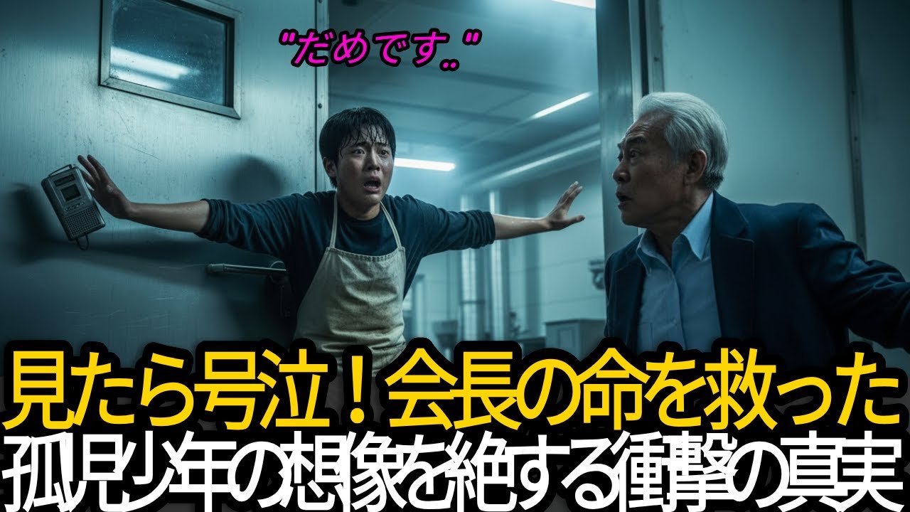 見たら号泣！孤児少年のたった一言で会長が凍りついた理由.. | 人生の教訓 | 感動する話 | オーディオブック | 感動実話