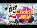 Cookie Jam Historical Logos.