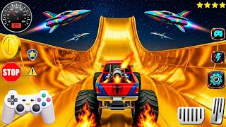 Monster Truck Mega Ramp Impossible Driver - Mega Ramp Car Stunt Master Simulator - Android Gameplay