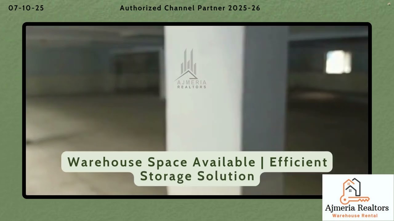 WAREHOUSE SPACE AVAILABLE | EFFICIENT STORAGE SOLUTION