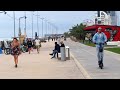 Windy Autumn day in Batumi boulevard. Батуми Грузия Georgia