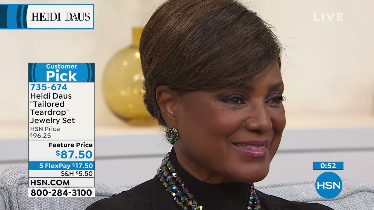 Heidi Daus Anniversary Collection 3pc Necklace and Stud Earrings Set -  21649009 | HSN