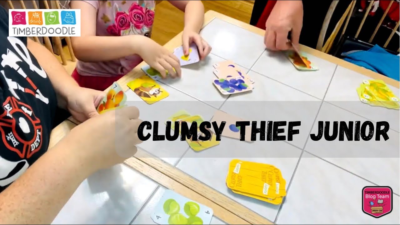 CLUMSY THIEF JUNIOR: Timberdoodle Kindergarten review