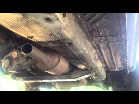 Jeep Cherokee exhaust cut after the cat. - YouTube