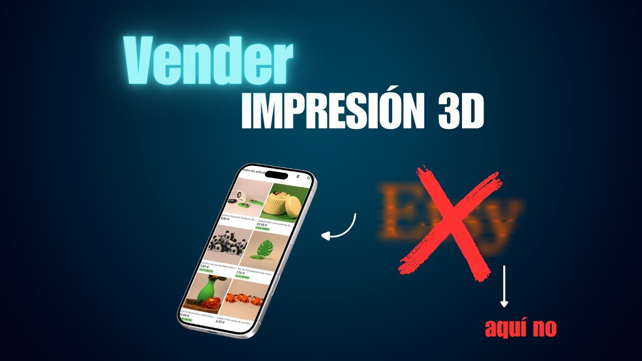 Miniatura: Vender impresión 3D en Etsy