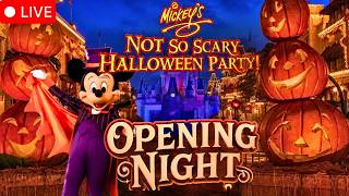 🔴LIVE Multi-Camera🔴 Opening Night Mickeys Not So Scary Halloween Party | Walt Disney World 4K