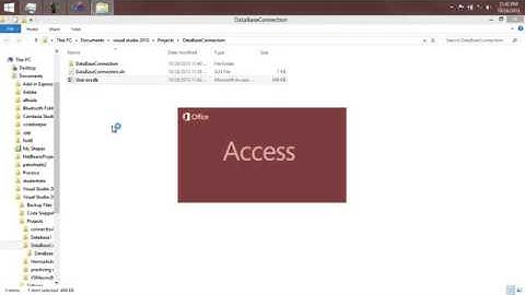 Visual Basic 2010 access database tutorial - part 1