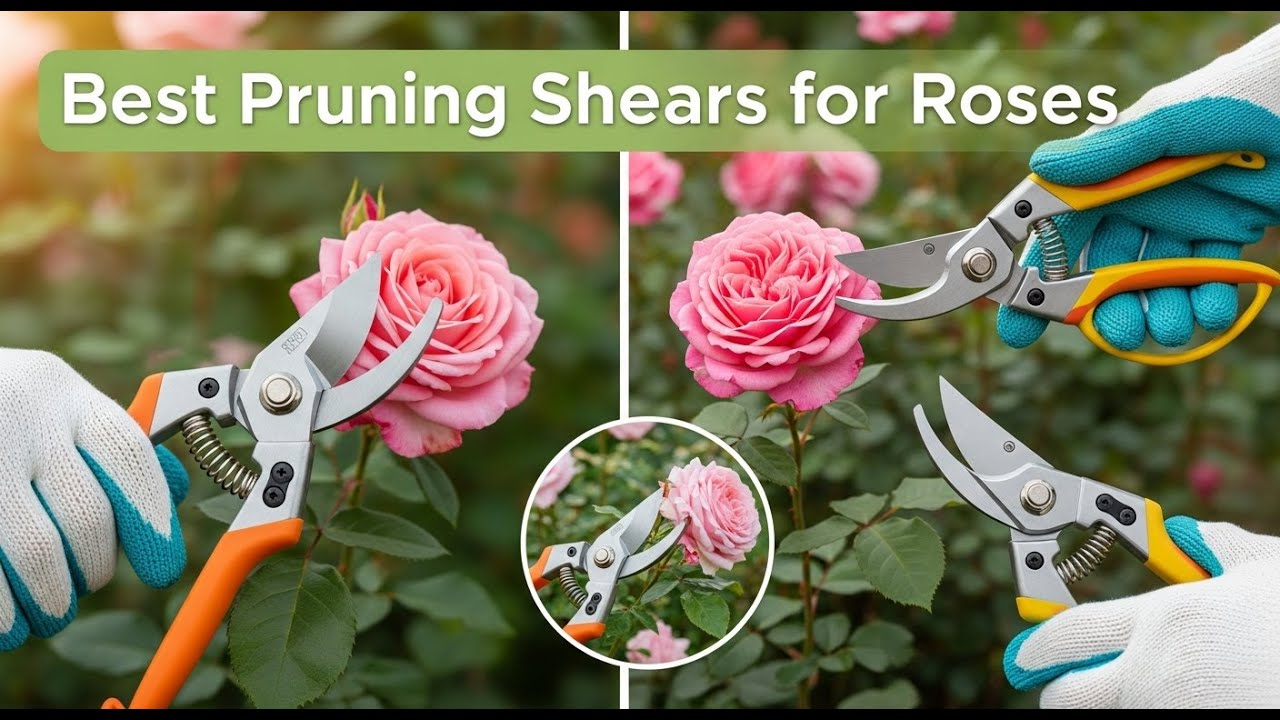 TOP 5 Best Pruning Shears for Roses 2026 | Upgrade Your Garden! - YouTube