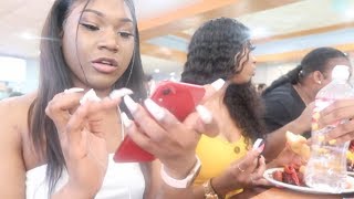 BOILED/FRIED SEAFOOD MUKBANG WITH MY BESTFRIEND || CierraNicole