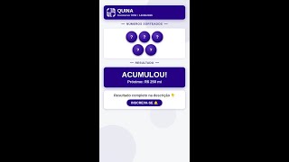#Shorts QUINA 7050 ⭐ ACUMULOU! 🤑 | 14/06/2026