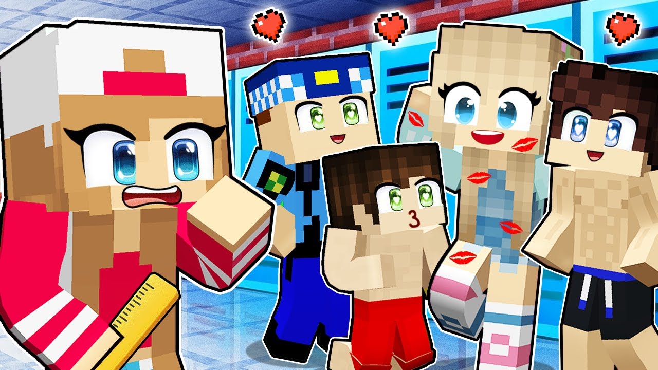 OKULDAKİ BÜTÜN ERKEKLER BANA AŞIK OLDU! 😨 - Minecraft