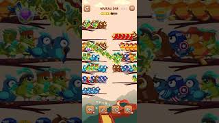 bird sort 2 color puzzle solution niveau 248 #games #gaming #puzzle #puzzlegame #androidgames screenshot 5