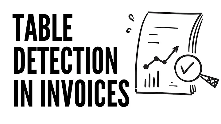 Table Detection in Document Images such as Invoices, Bank Statements using Python