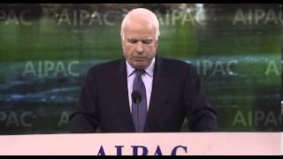 McCain to AIPAC: I'm Sorry to Tell You American Leadership is 'MIA'