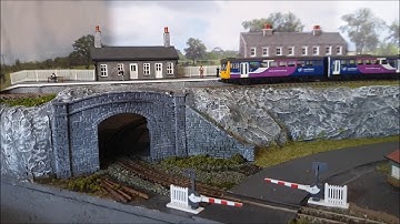 My N Gauge Micro Layout Final Running Session