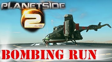 Planetside 2 - Liberator Bombing Run (Planetside 2 Beta Gameplay/Commentary)
