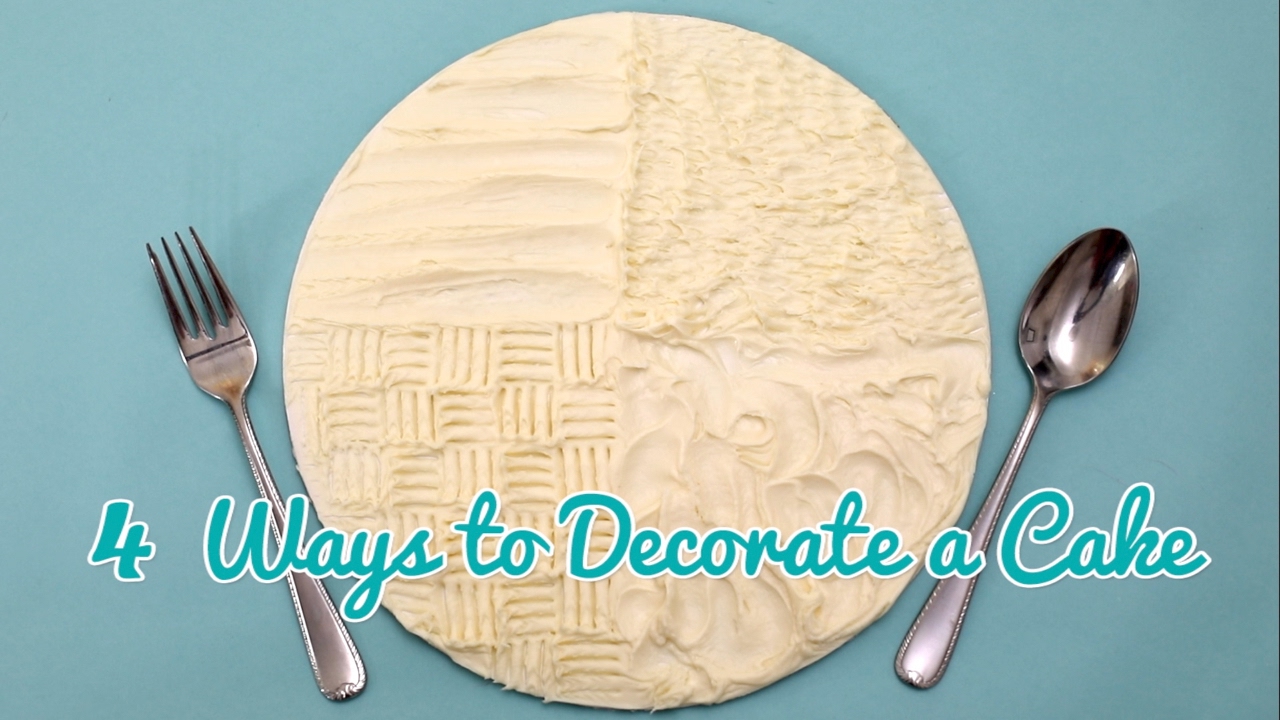 Easy Cake Decorating Ideas Using Just a Spoon
