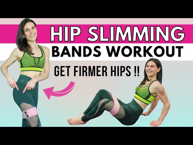 Hips Slimming Workout, Lose Hip Fat! (With Bands, At Home) • 11