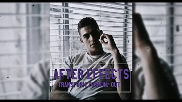 Smooth Transform Zoom In / Out Tutorial | After Effects