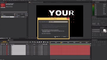 Simple Choker Effect in After Effects to reveal text Part 4 of 4