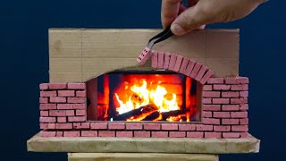 How to Make a Phone Fireplace  DIY Mini Fireplace