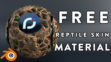 FREE Reptile Skin Material | Blender | @Pixel_Insane