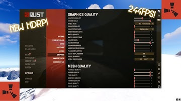 BEST RUST HDRP HIGH FPS AND PVP SETTINGS GUIDE NEW 2023 (TIMESTAMPS)