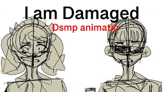 I am Damaged// DSMP // Very rough Animatic // Jschlatt & Quackity // @maxxie__padd