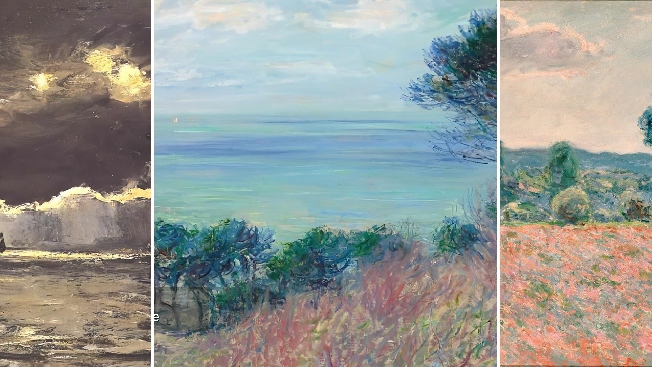 Claude Monet TV — Silent Art Gallery · October 4 Night | The Coast of Varengeville & others