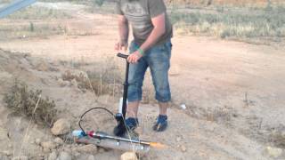 HK pulsejet (dynajet) methanol start test