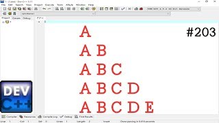 How to write a program for print this alphabet pattern like this