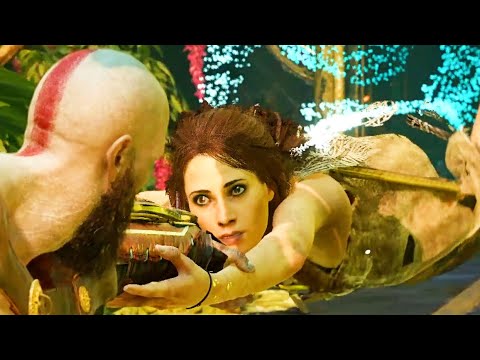"Freya say to Kratos, "To restore the Bifrost magic, you must step into
