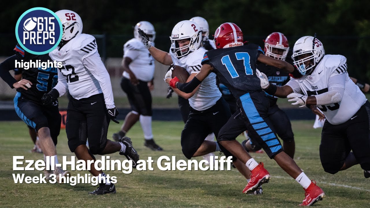 TSSAA football highlights: Ezell-Harding 22, Glencliff 6 - YouTube