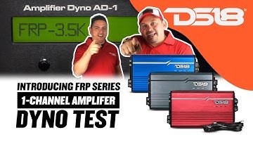DS18 FRP-3.5k (DYNO) Compact Full-Range Class D 1-Channel Amplifier 3.500 Watts Rms @ 1-Ohm