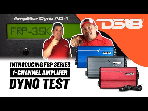 DS18 FRP-3.5k (DYNO) Compact Full-Range Class D 1-Channel Amplifier 3.500 Watts Rms @ 1-Ohm @DS18Sound
