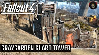 FALLOUT 4 | How To Build a GUARD TOWER.