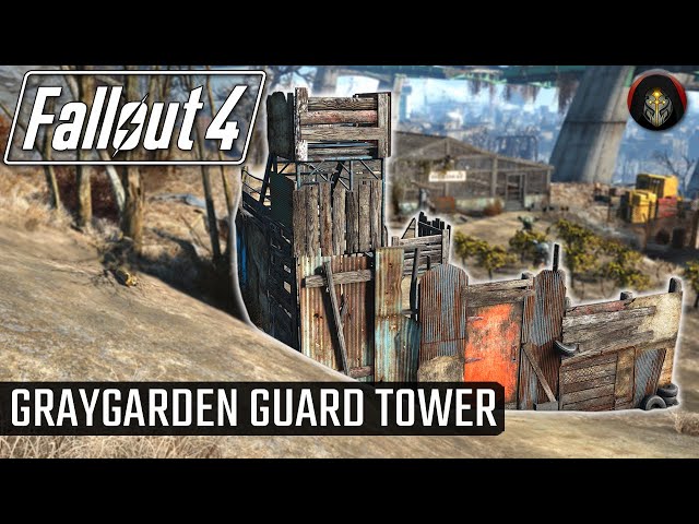 FALLOUT 4 | How To Build a GUARD TOWER. class=