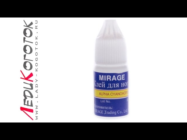 Клей для ногтей Mirage. Мини-обзор от Леди Коготок.