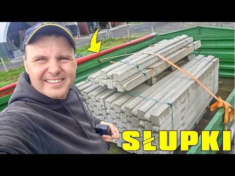 I BOUGHT FENCING FOR THE NEW FARM - I LEFT PRZEMEK TO FEND FOR HIMSELF