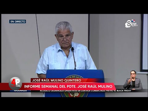 Conferencia del presidente de Panamá