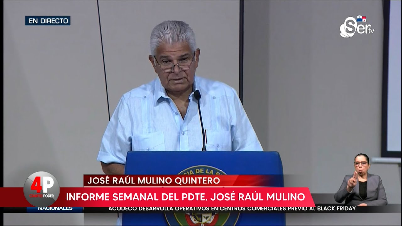 Conferencia del presidente de Panamá