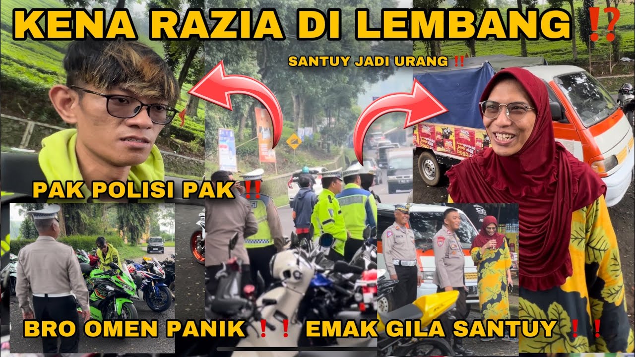 EMAK GILA SANTUY BANGET ‼️ BRO OMEN PANIK ‼️ LEMBANG LAUTAN RAZIA KNALPOT RACING ‼️