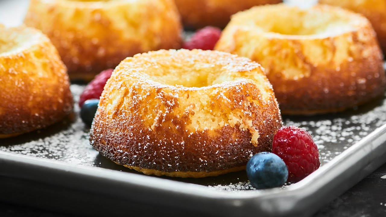 Lemon Lava Cake - Show Me the Yummy - YouTube
