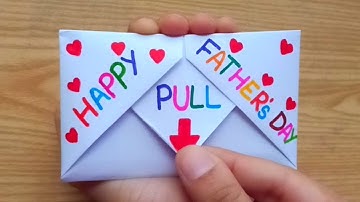 DIY - SURPRISE MESSAGE CARD FOR FATHER