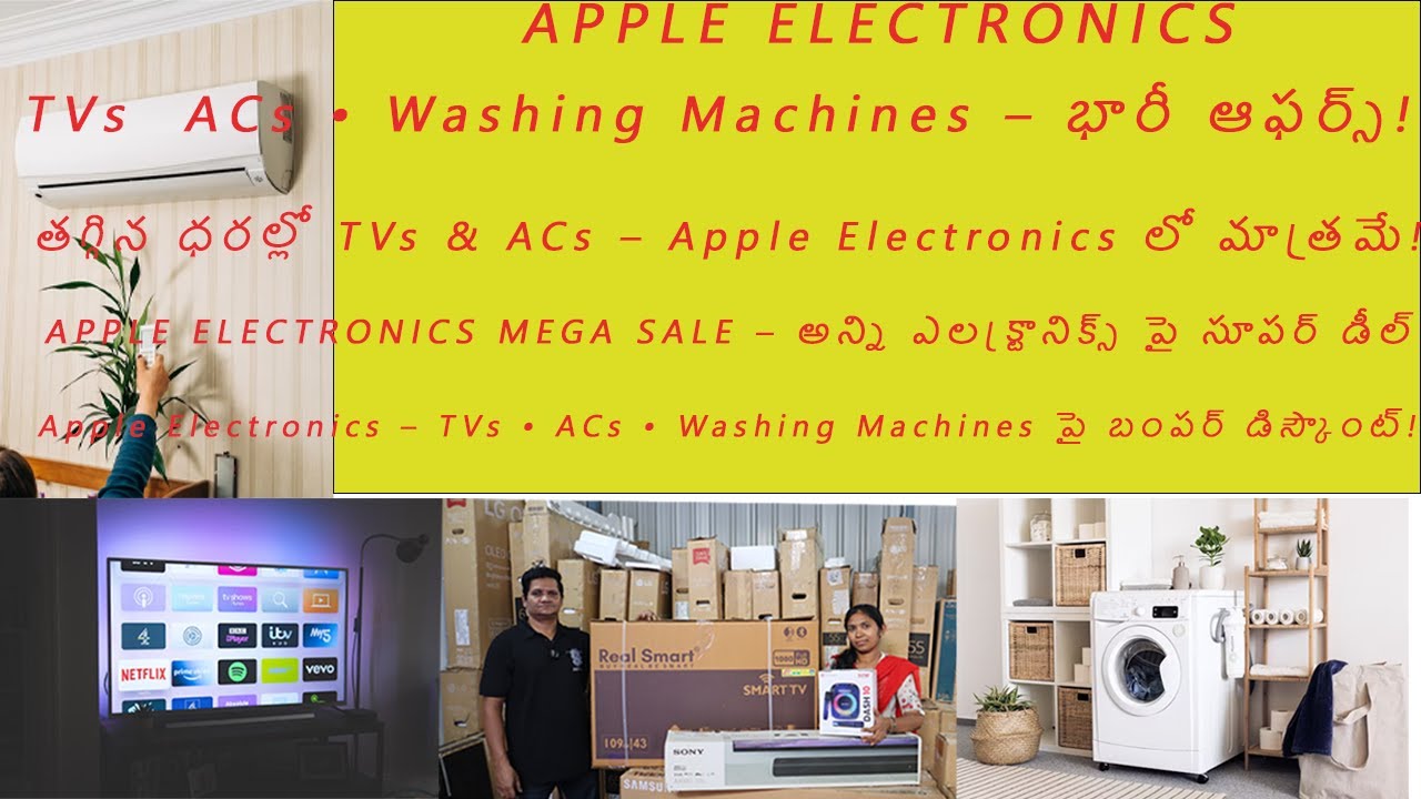 Apple Electronics Hyderabad | Deepavali Offers on TVs, Speakers & Air Conditioners 2025