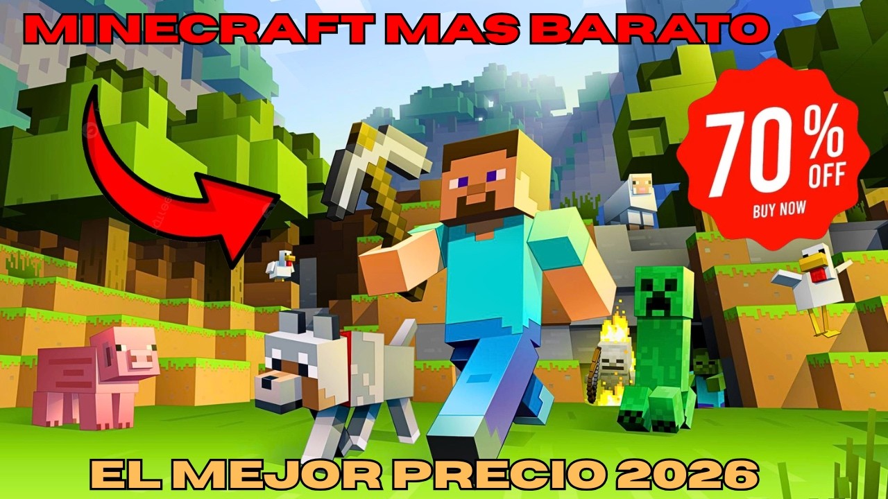 COMO COMPRAR MINECRAFT PREMIUM JAVA Y BEDROCK PARA PC mas BARATO 2026 ⛏ ...