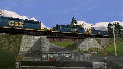 Train Simulator 2021 - Lets Scene:  "CSX D797 West Slope Climb" (CSX Hanover Subdivision Route)